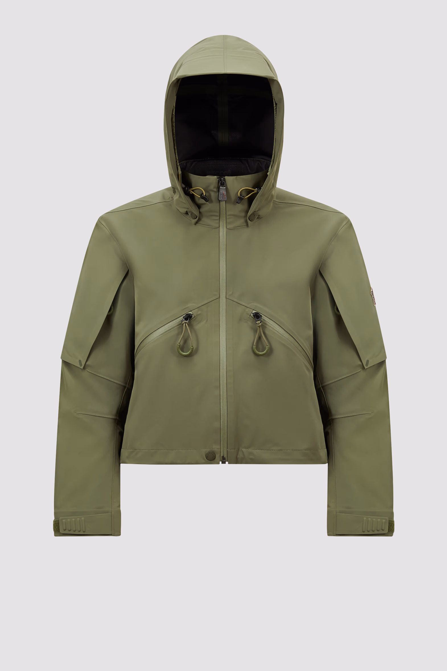 Kibira Hooded Shell Jacket Women Sage Green Moncler 2